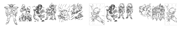 Dragon Ball TFB font preview